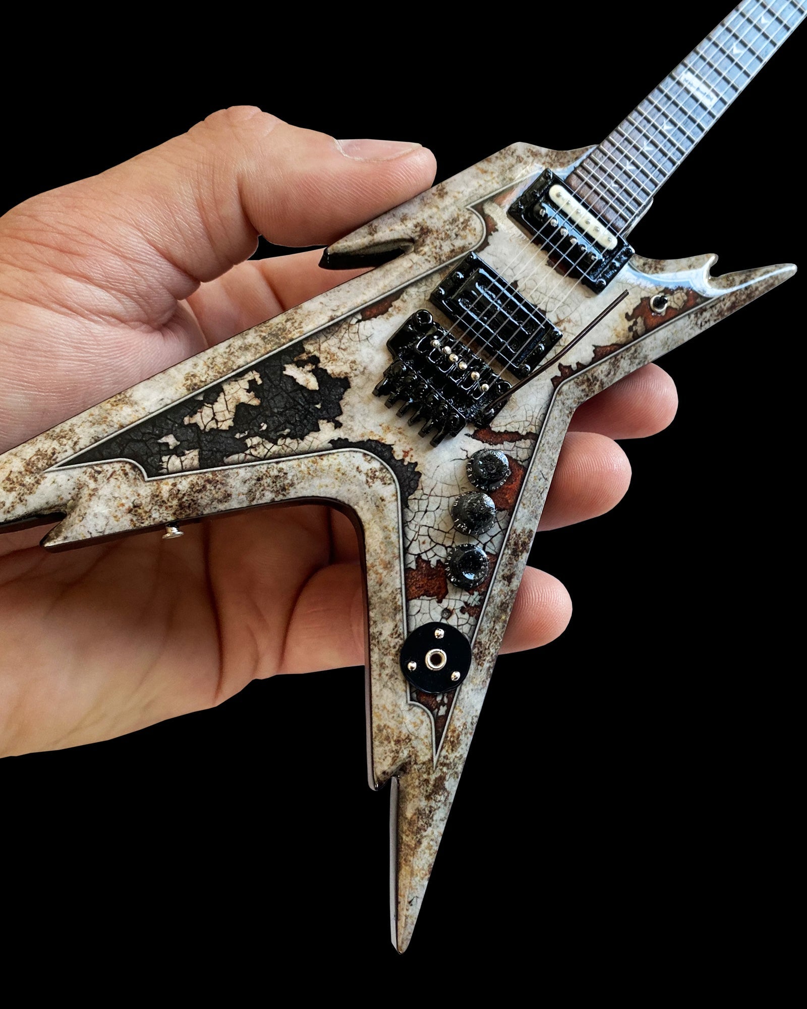 DEAN DIMEBAG - RUST RAZORBACK - MINI GUITAR
