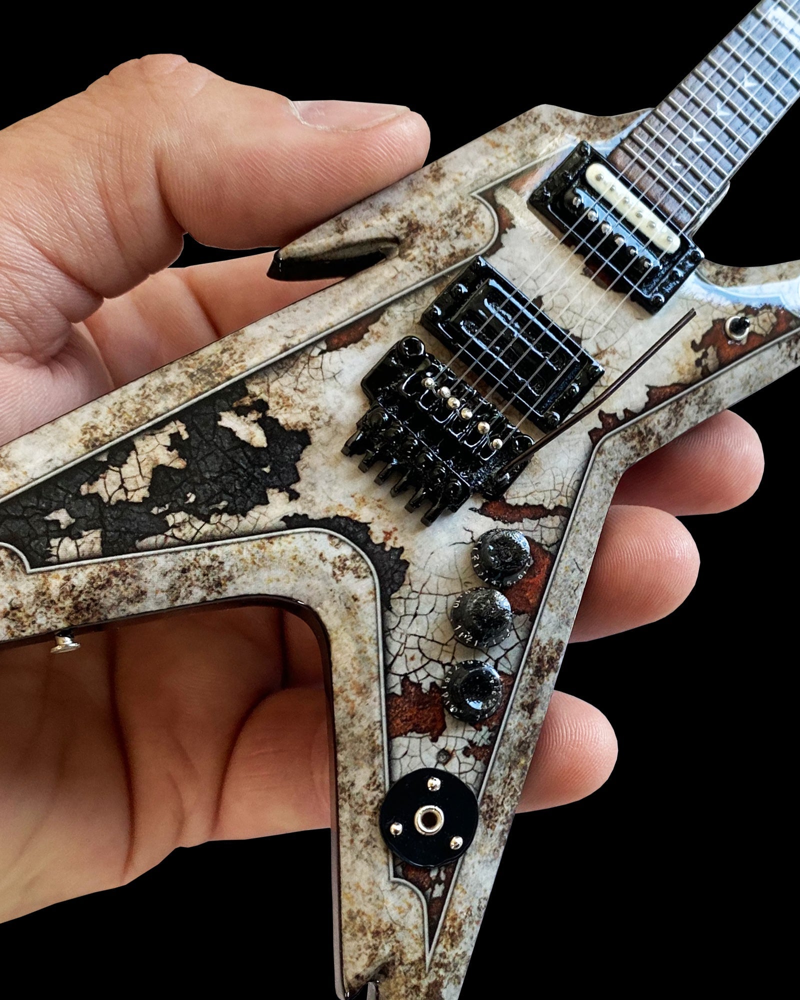 DEAN DIMEBAG - RUST RAZORBACK - MINI GUITAR
