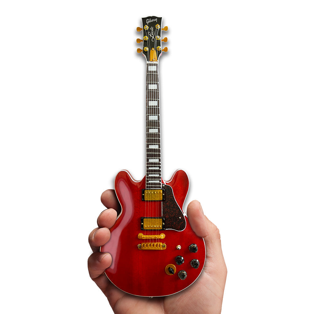 BB KING - LUCILLE CHERRY GIBSON - MINI GUITAR – Rock & Roll Hall