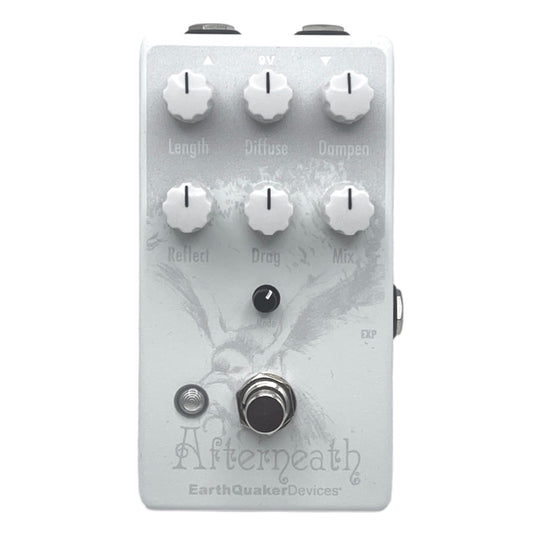 ROCK HALL X EARTHQUAKER DEVICES - LIMITED EDITION WHITE AFTERNEATH REVERB PEDAL