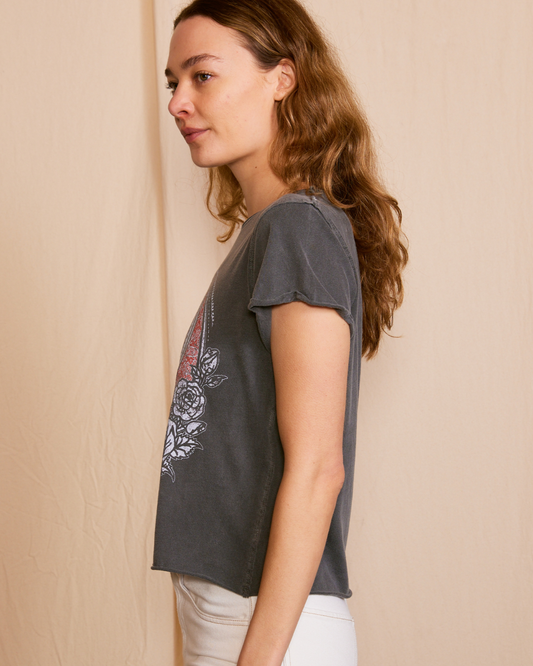 GRATEFUL DEAD - STEAL YOUR FACE CROPPED T-SHIRT