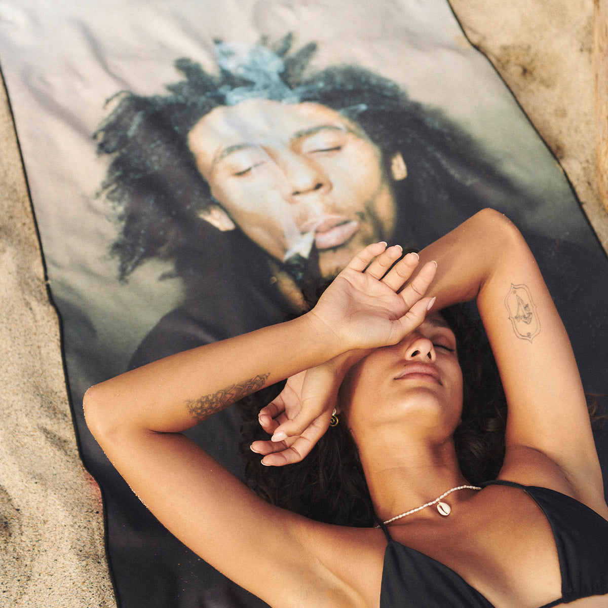 BOB MARLEY x SLOWTIDE - ONE DROP PERFORMANCE QUICK-DRY TRAVEL TOWEL