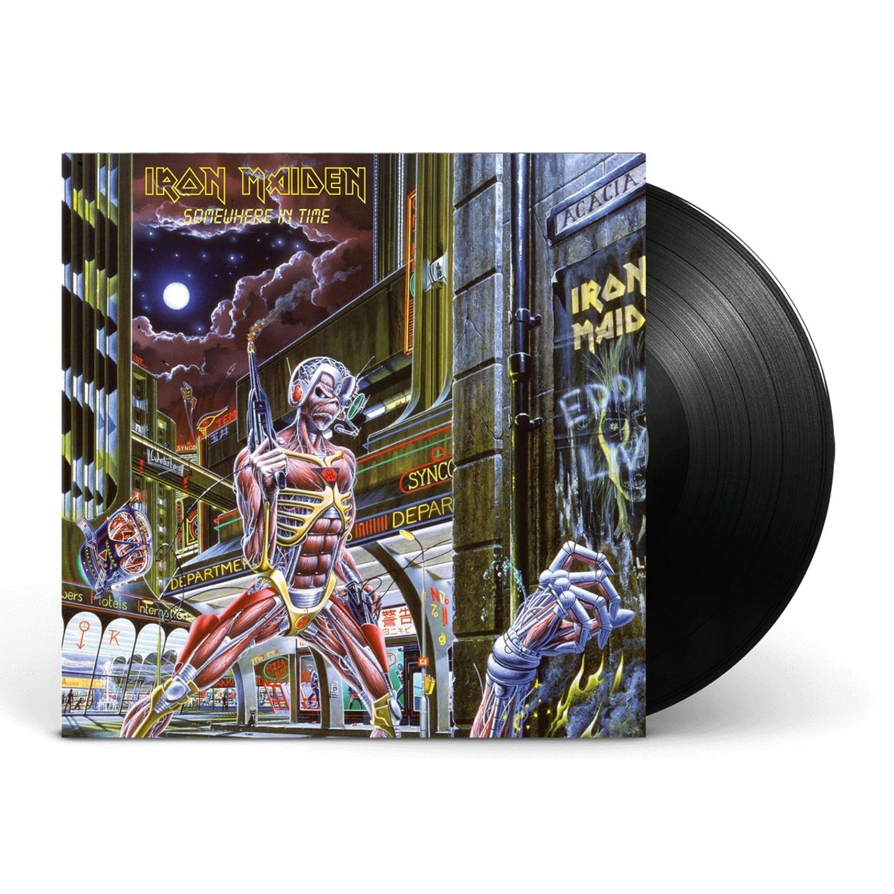 IRON MAIDEN - SOMEWHERE IN TIME - VINYL LP – Rock & Roll Hall of