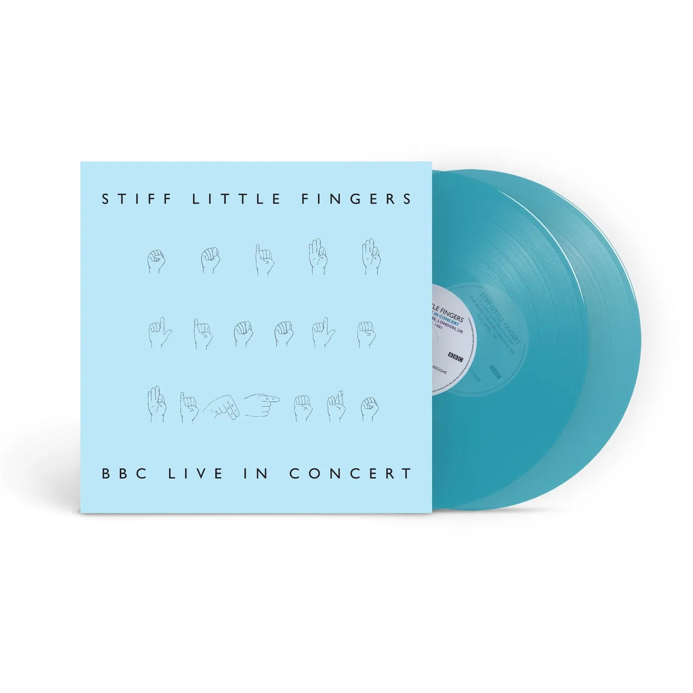 2discs LP Stiff Little Fingers Bbc Live In Concert (Blue Vinyl) 0190296503276 BBC, Parlophone 未開封 /00520 STIFF LITTLE FINGERS - BBC LIVE IN CONCERT - BLUE & WHITE - VINYL