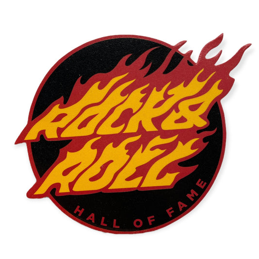 ROCK HALL FLAMES DECAL