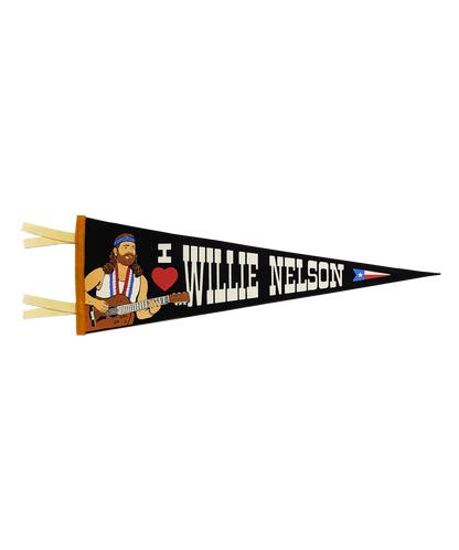 WILLIE NELSON - I HEART WILLIE PENNANT