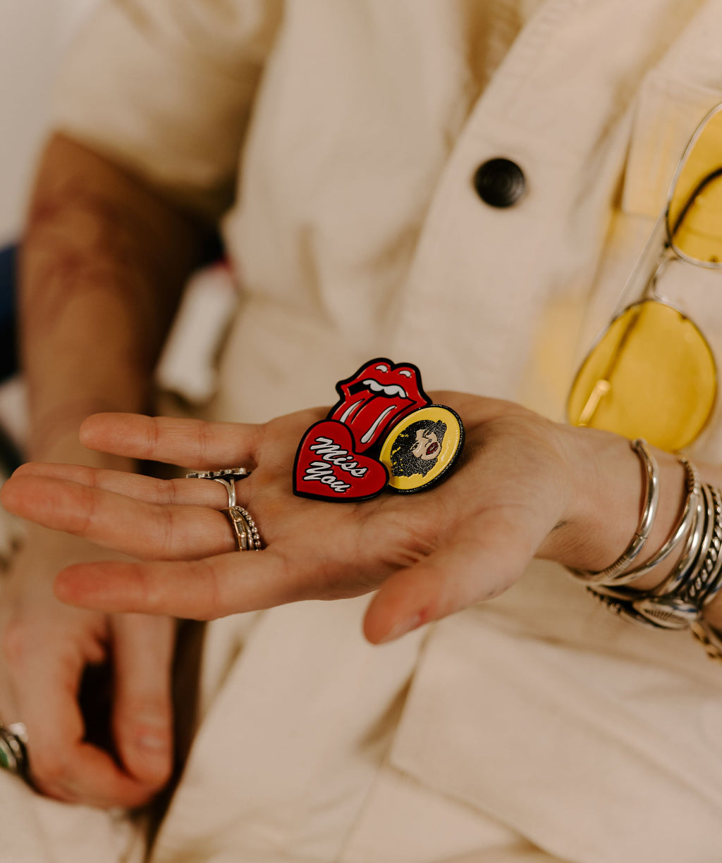 THE ROLLING STONES x OXFORD PENNANT - STONES PIN PACK