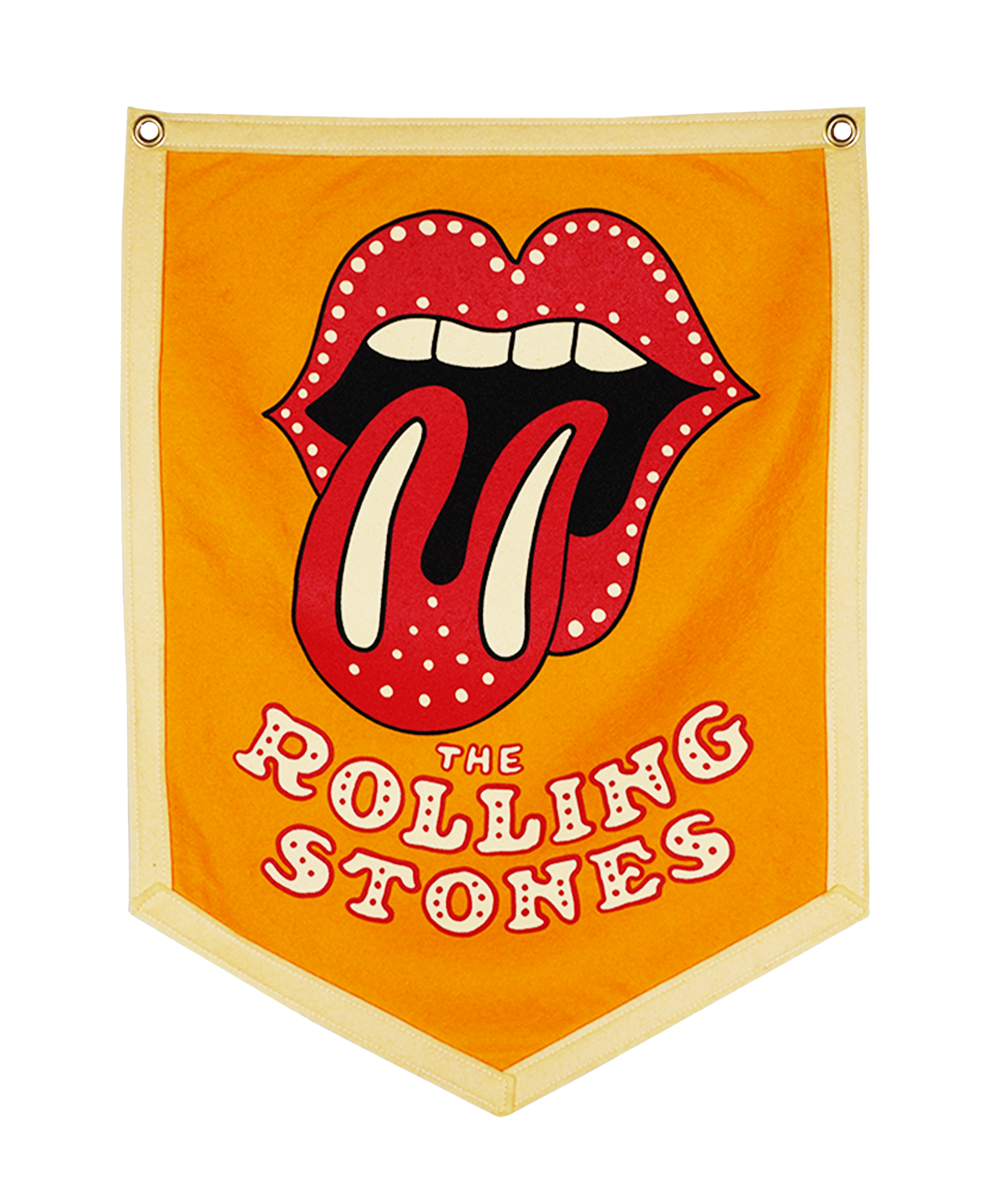THE ROLLING STONES x OXFORD PENNANT - CAMP FLAG