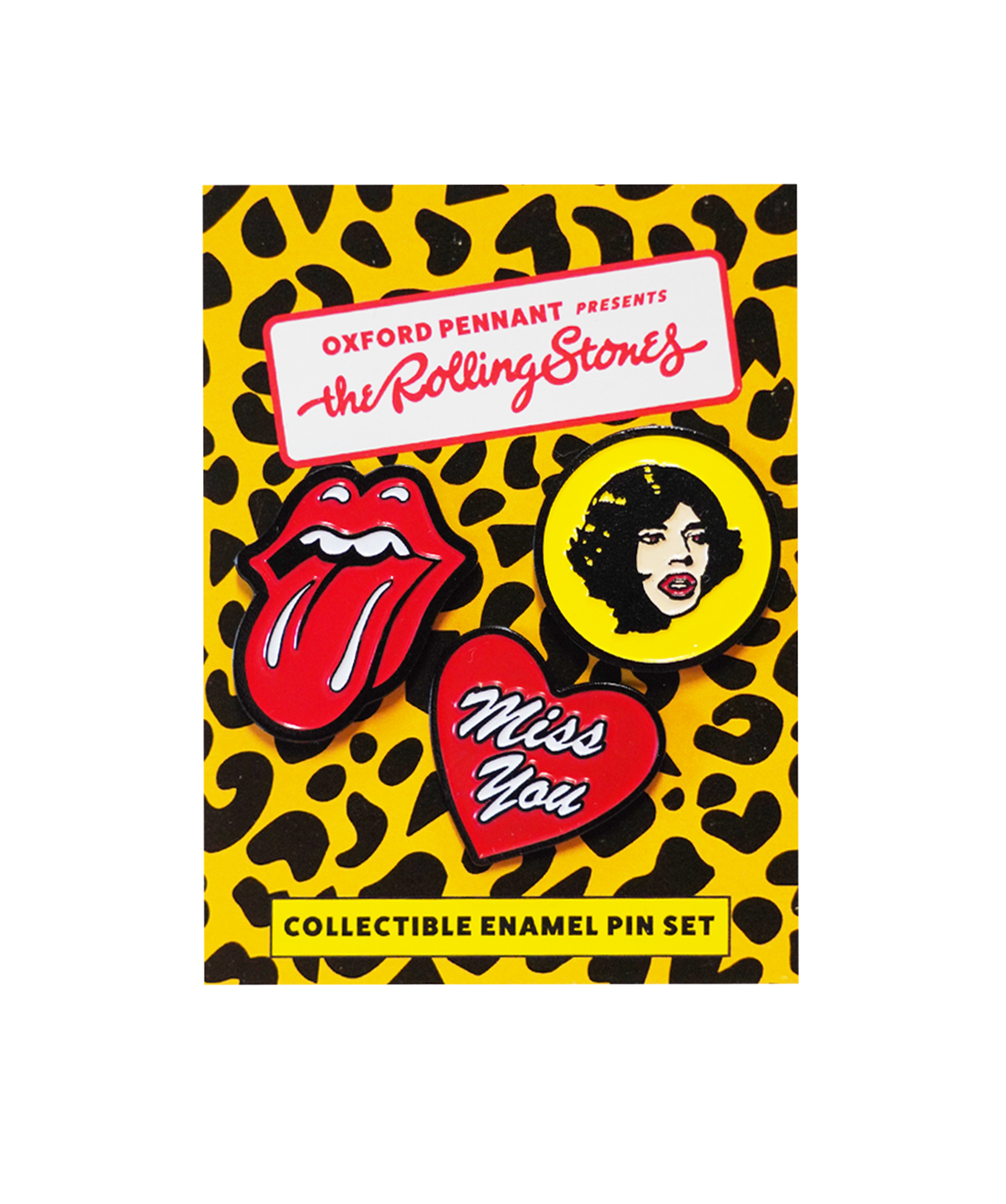 THE ROLLING STONES x OXFORD PENNANT - STONES PIN PACK