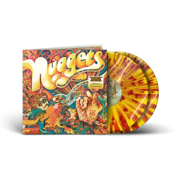 VARIOUS ARTISTS - NUGGETS: ORIGINAL ARTYFACTS FROM THE FIRST PSYCHEDELIC ERA (1965-1968) - LIMITED EDITION - PSYCHEDELIC PSPLATTER COLOR - 2-LP - VINYL LP