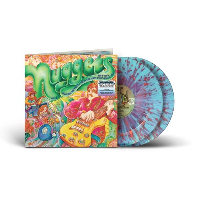VARIOUS ARTISTS - NUGGETS: ORIGINAL ARTYFACTS FROM THE FIRST PSYCHEDELIC ERA (1965-1968) VOL. 2 - LIMITED EDITION - PSYCHEDELIC PSPLATTER COLOR - 2-LP - VINYL LP