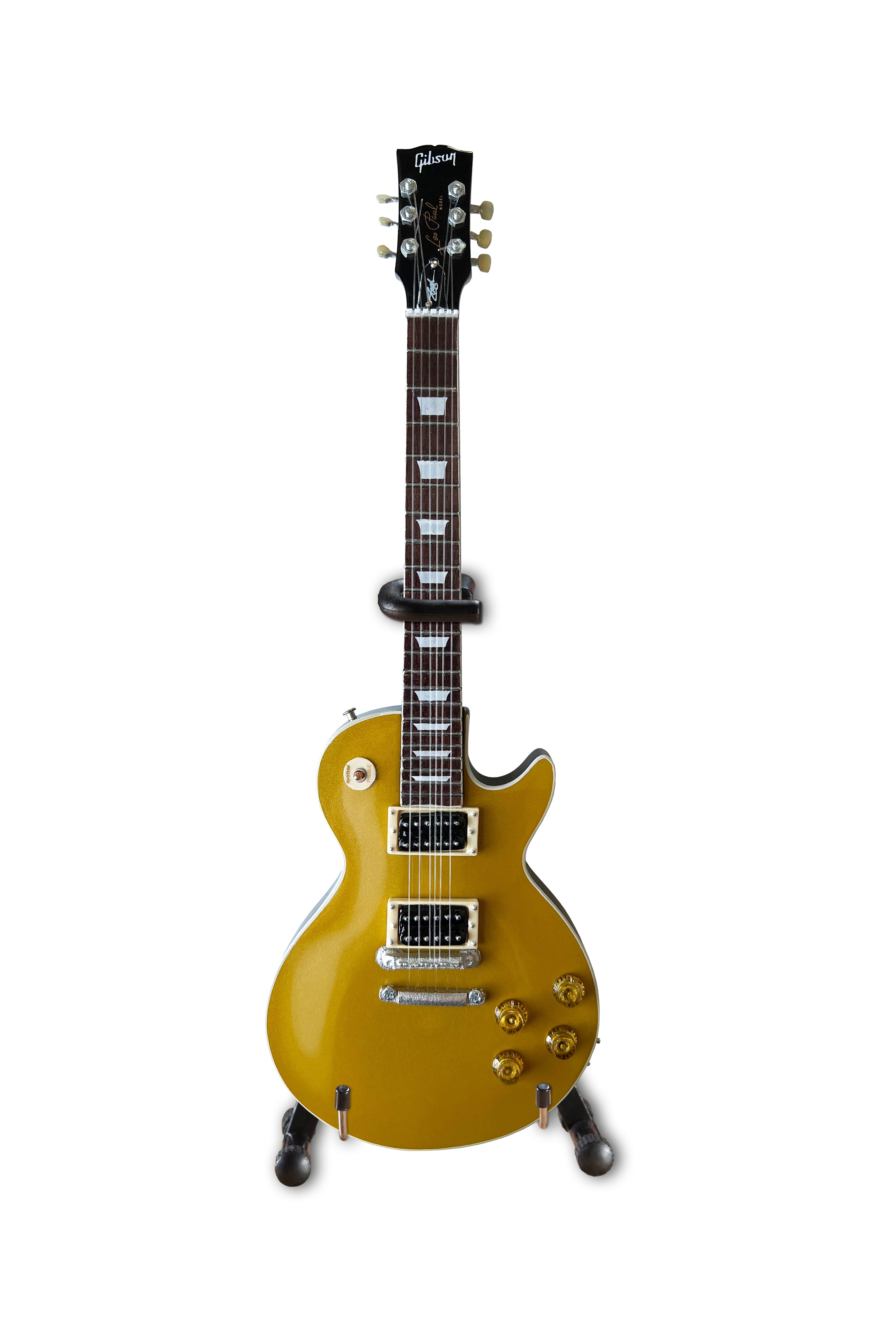 SLASH - GIBSON LES PAUL STANDARD "VICTORIA" GOLDTOP - MINI GUITARRA