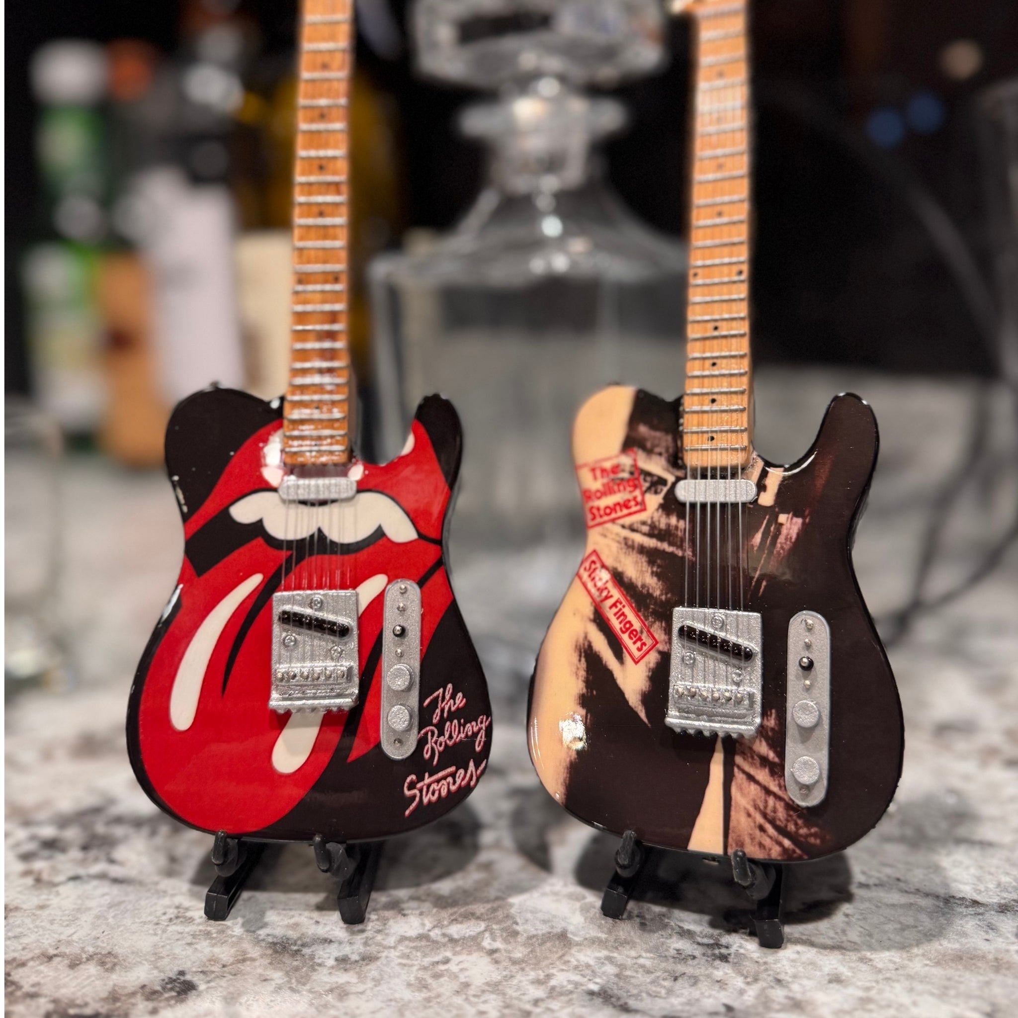 THE ROLLING STONES - STICKY FINGERS - MINI GUITAR