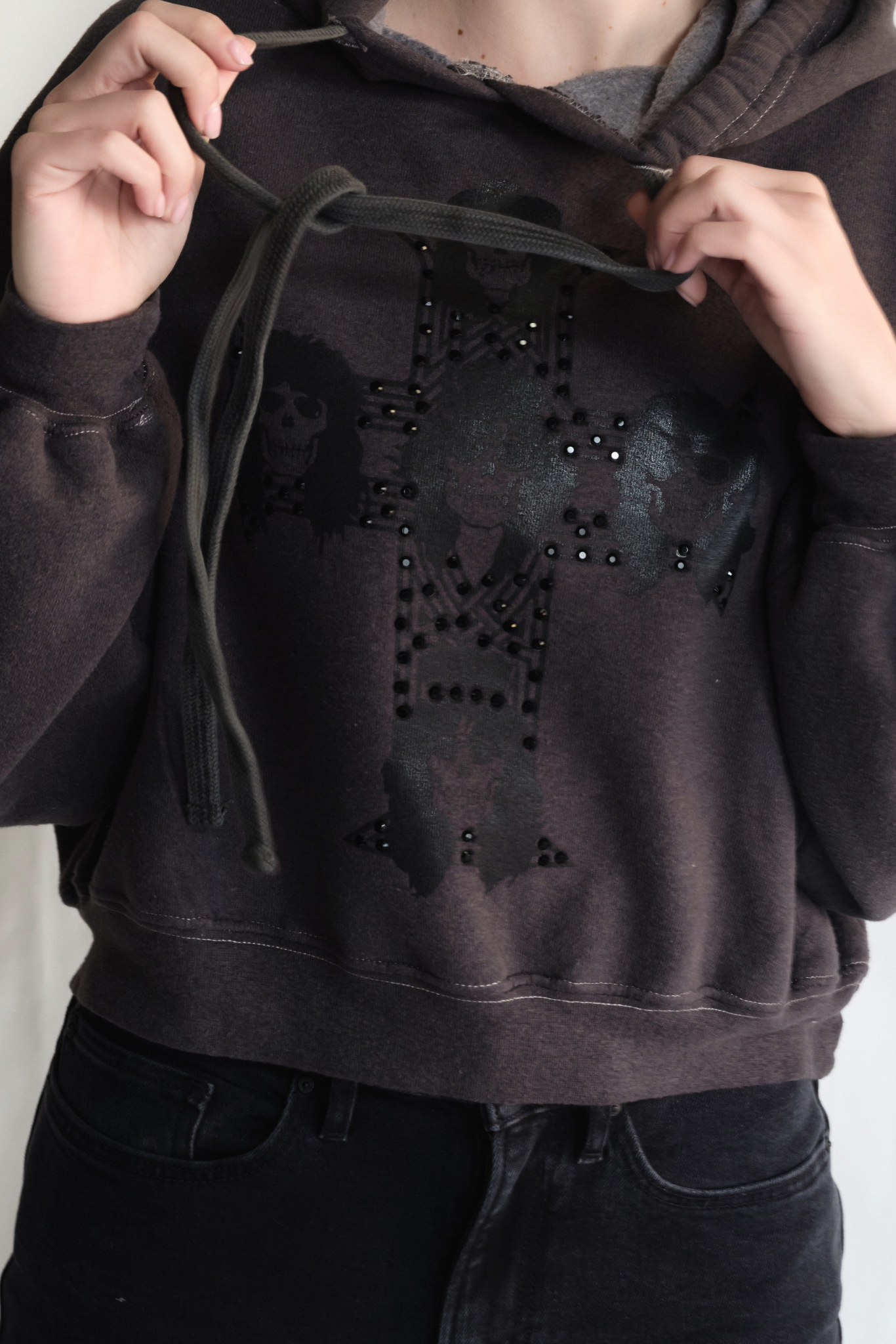 GUNS N ROSES - STUDDED HOODIE