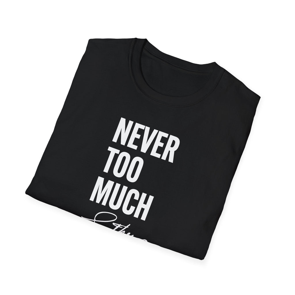 LUTHER VANDROSS - NEVER TOO MUCH UNISEX TEE