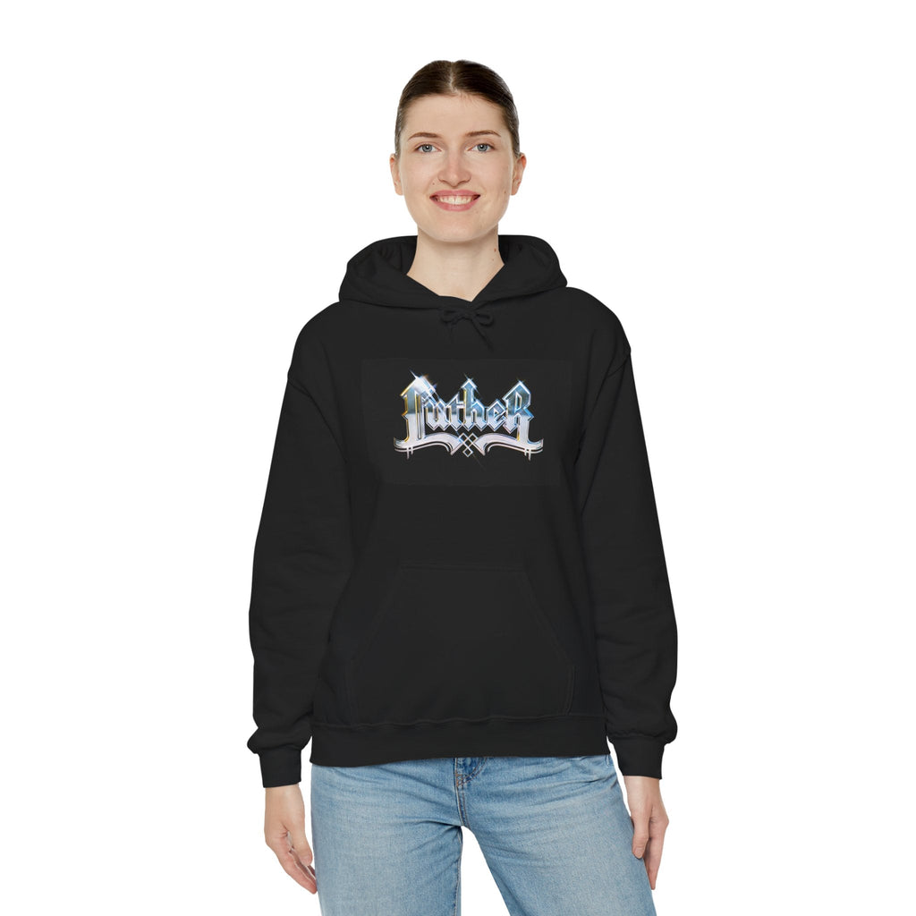 LUTHER VANDROSS - BLACK LOGO HOODIE