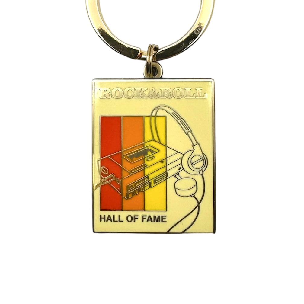 ROCK HALL RETRO CASSETTE PLAYER KEYRING