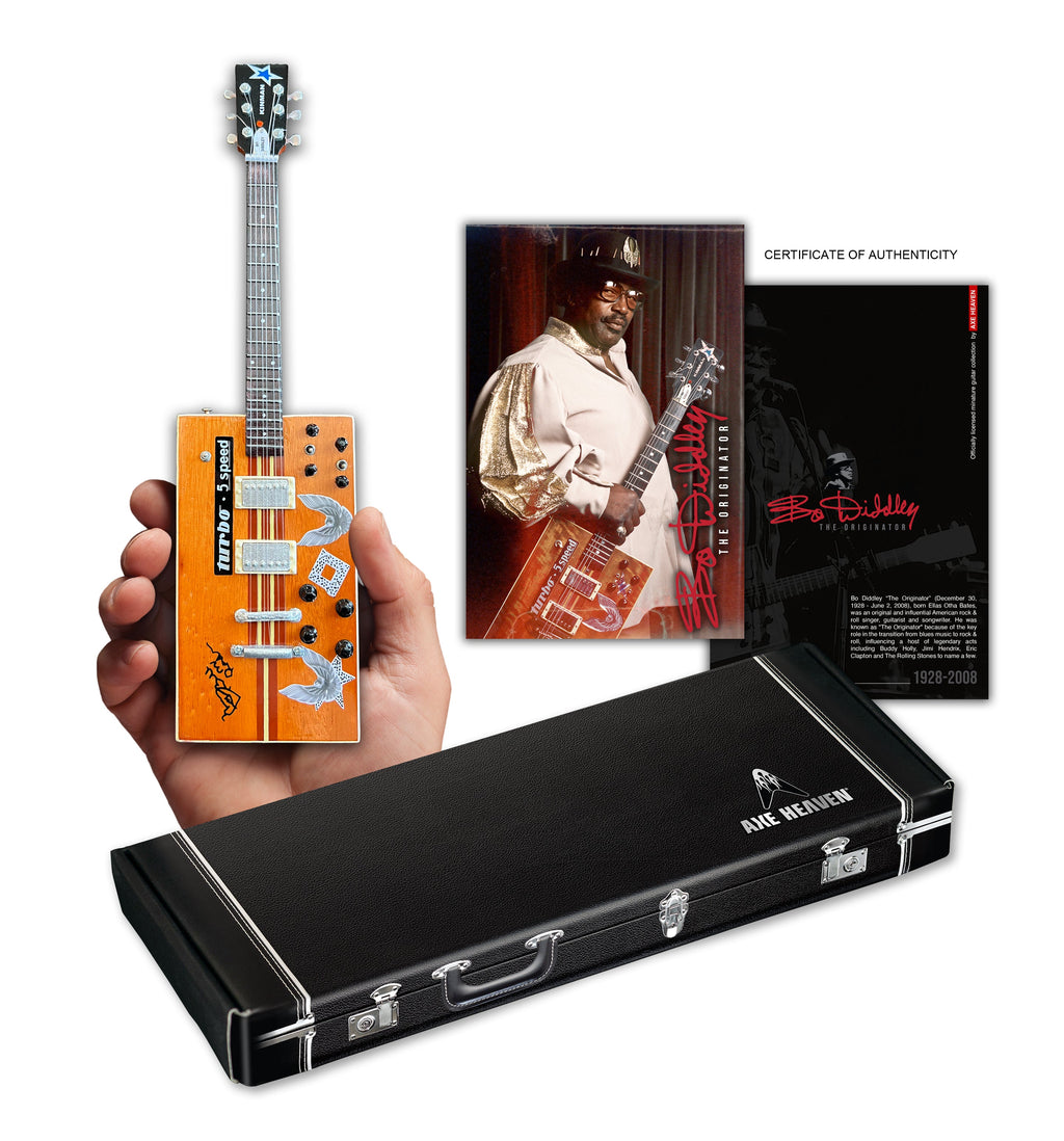 BO DIDDLEY - “TWANG MACHINE” - MINIGUITARRA KINMAN TURBO DE 5 VELOCIDADES