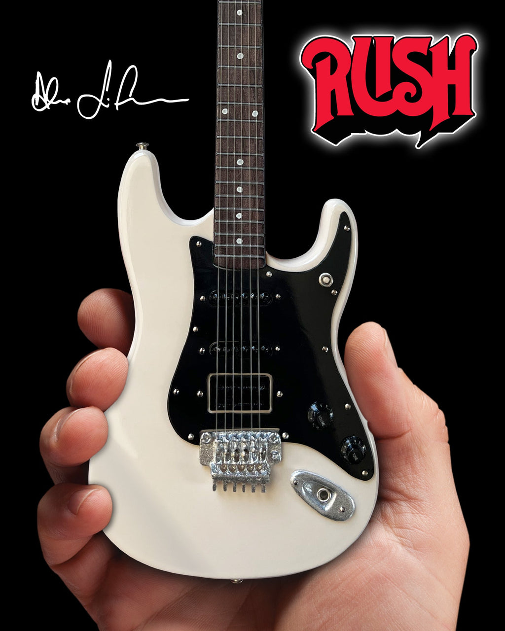RUSH - ALEX LIFESON - HENTOR SPORTSCASTER - MINI GUITAR