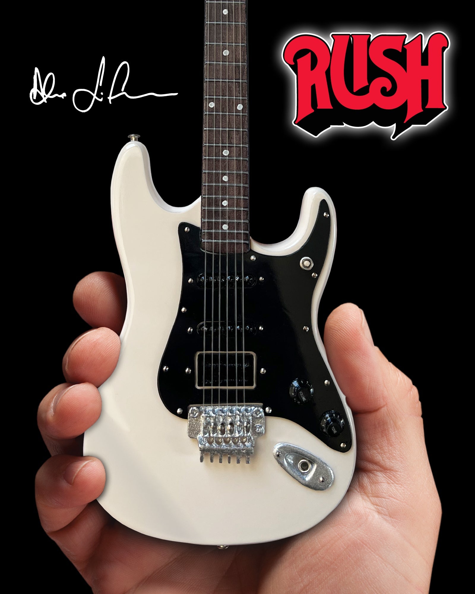 RUSH - ALEX LIFESON - HENTOR SPORTSCASTER - MINI GUITAR