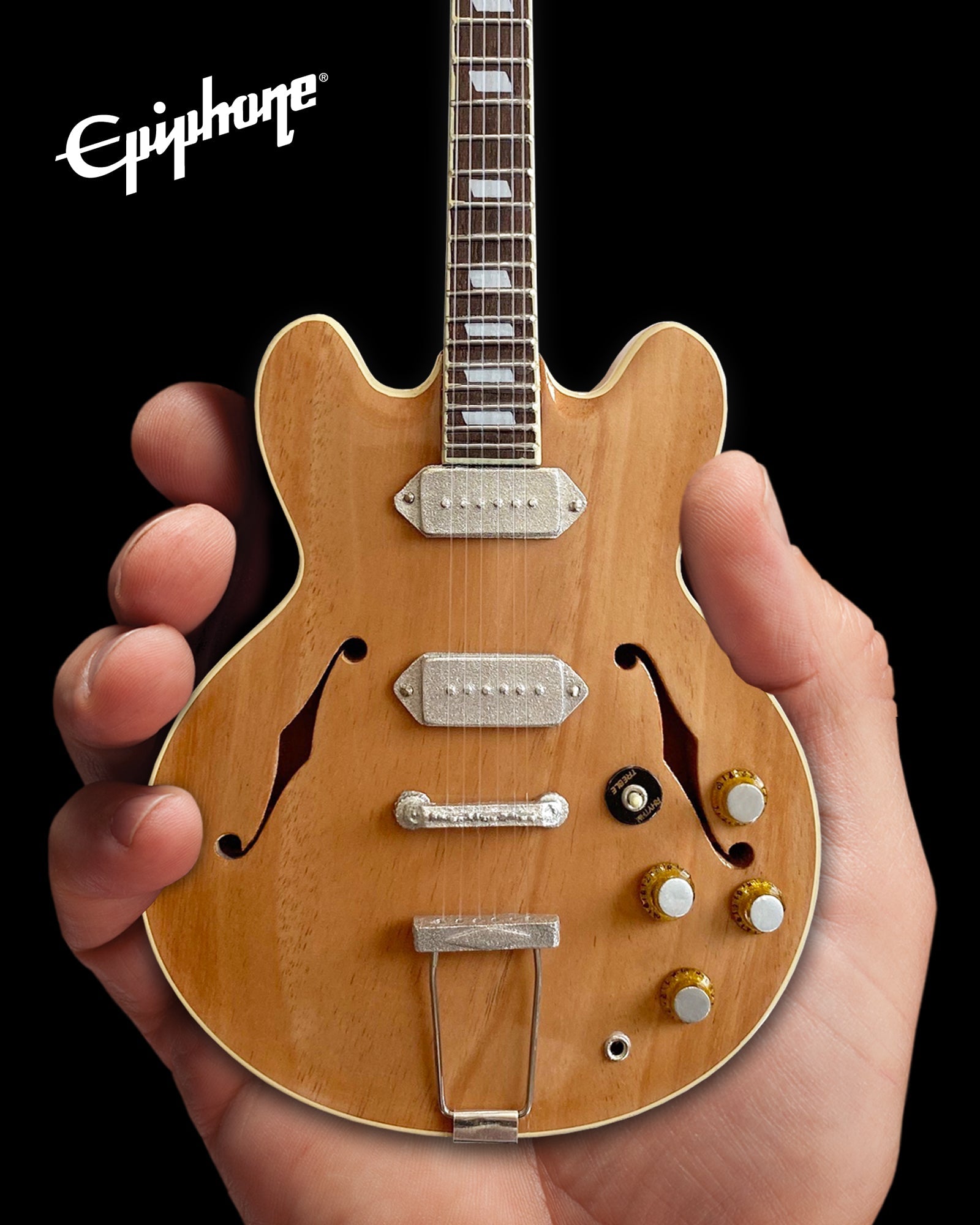 EPIPHONE 1965 REVOLUTION NATURAL CASINO - MINI GUITAR 1