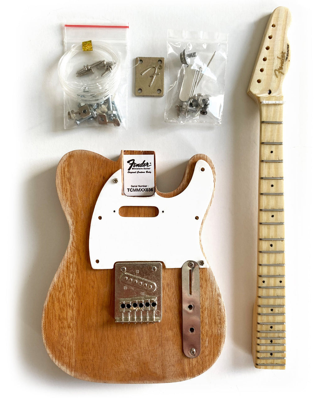 CONSTRUYE TU PROPIA FENDER™ TELECASTER™ - MINI GUITARRA