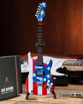 WAYNE KRAMER - FENDER™ STRAT™ MINI STARS N' STRIPES USA FLAG - MINI GUITAR