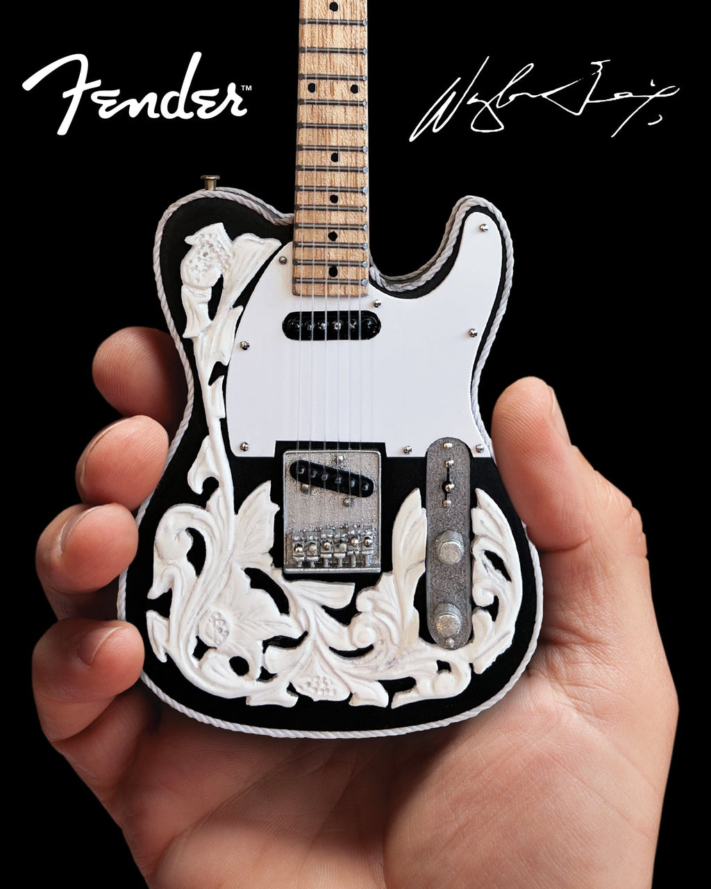WAYLON JENNINGS - MINI FENDER™ TELE™ MINI GUITAR