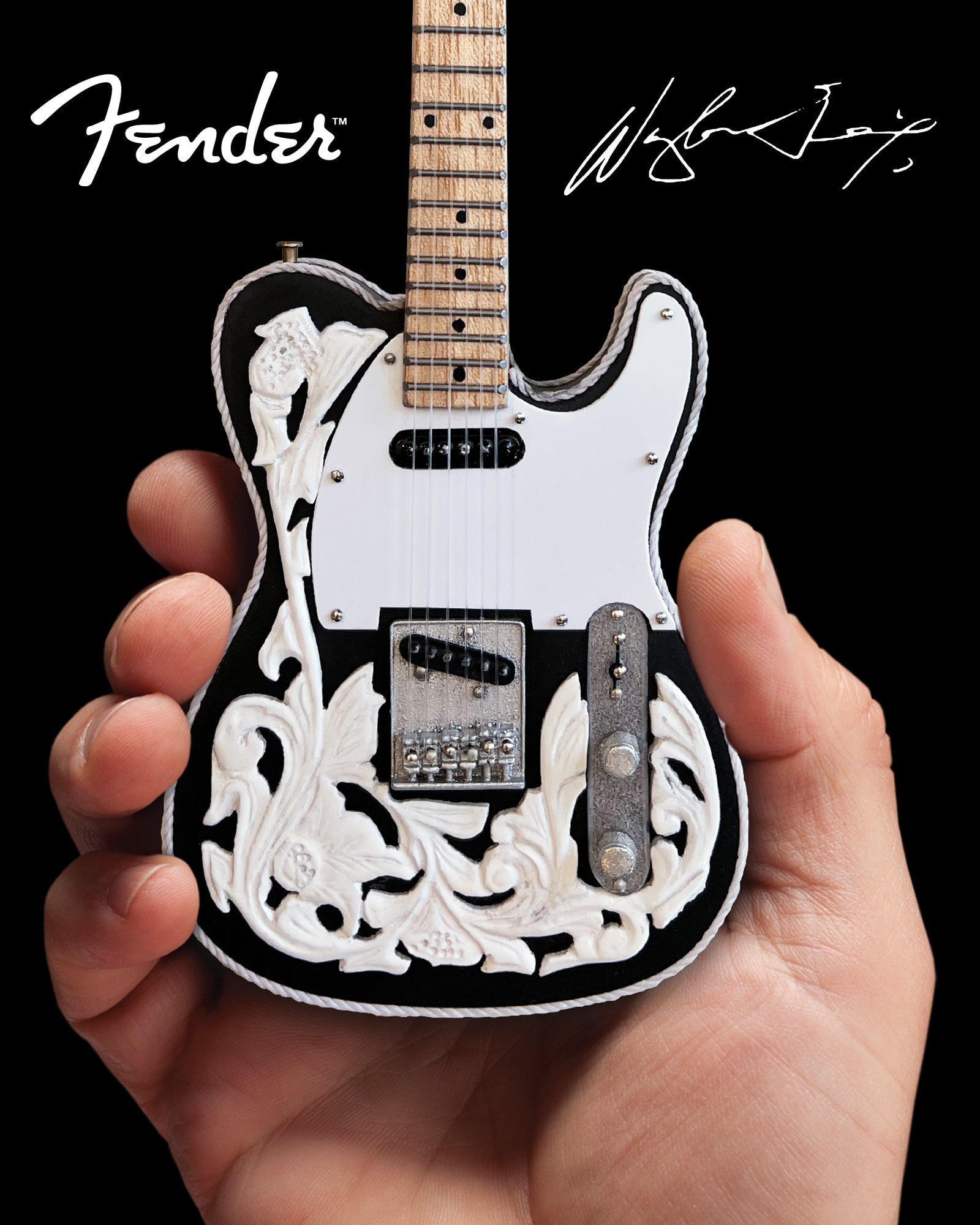WAYLON JENNINGS - MINI FENDER™ TELE™ MINI GUITAR