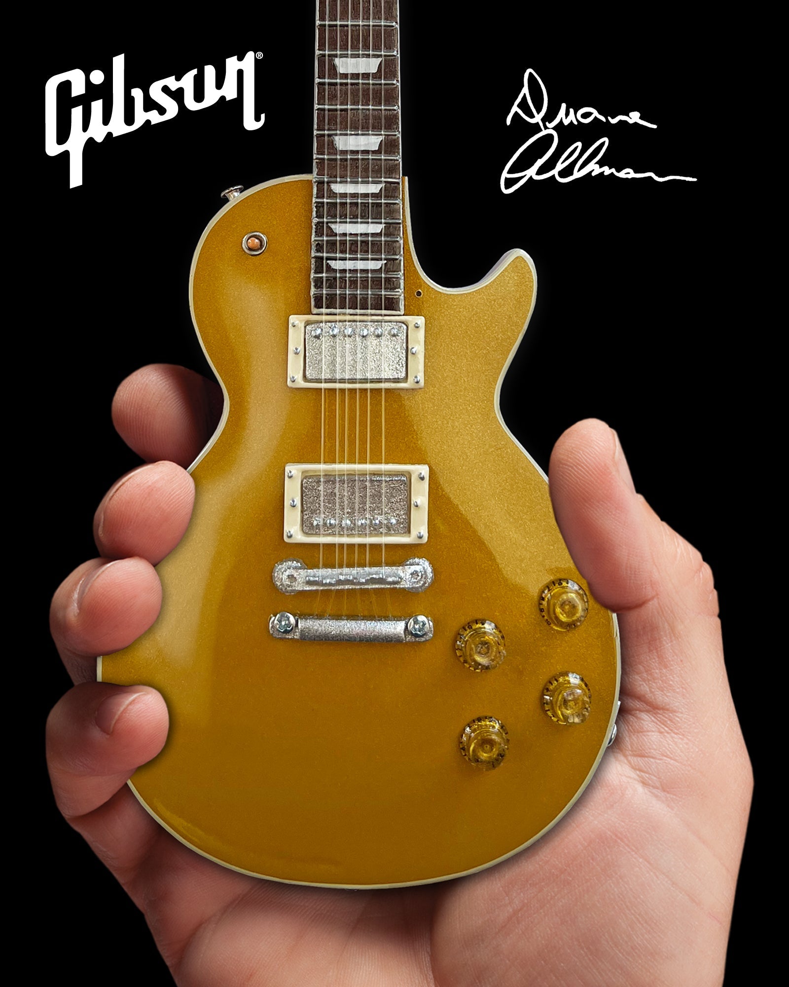 DUANE ALLMAN - 1957 GIBSON LES PAUL GOLDTOP - MINI GUITAR