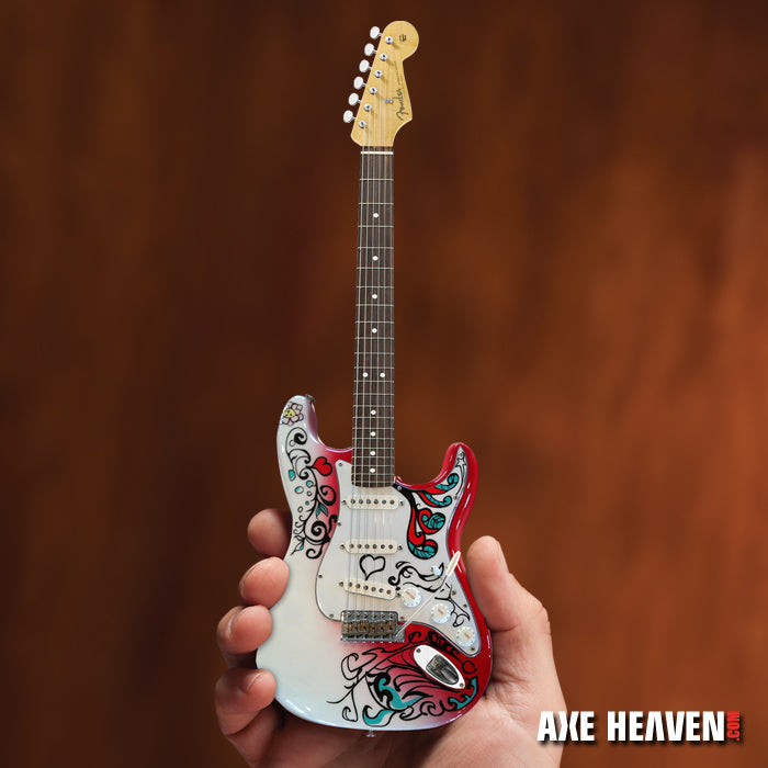 JIMI HENDRIX - SET DE 3 MINI GUITARRAS FENDER™ STRATOCASTER™ DE FIRMA