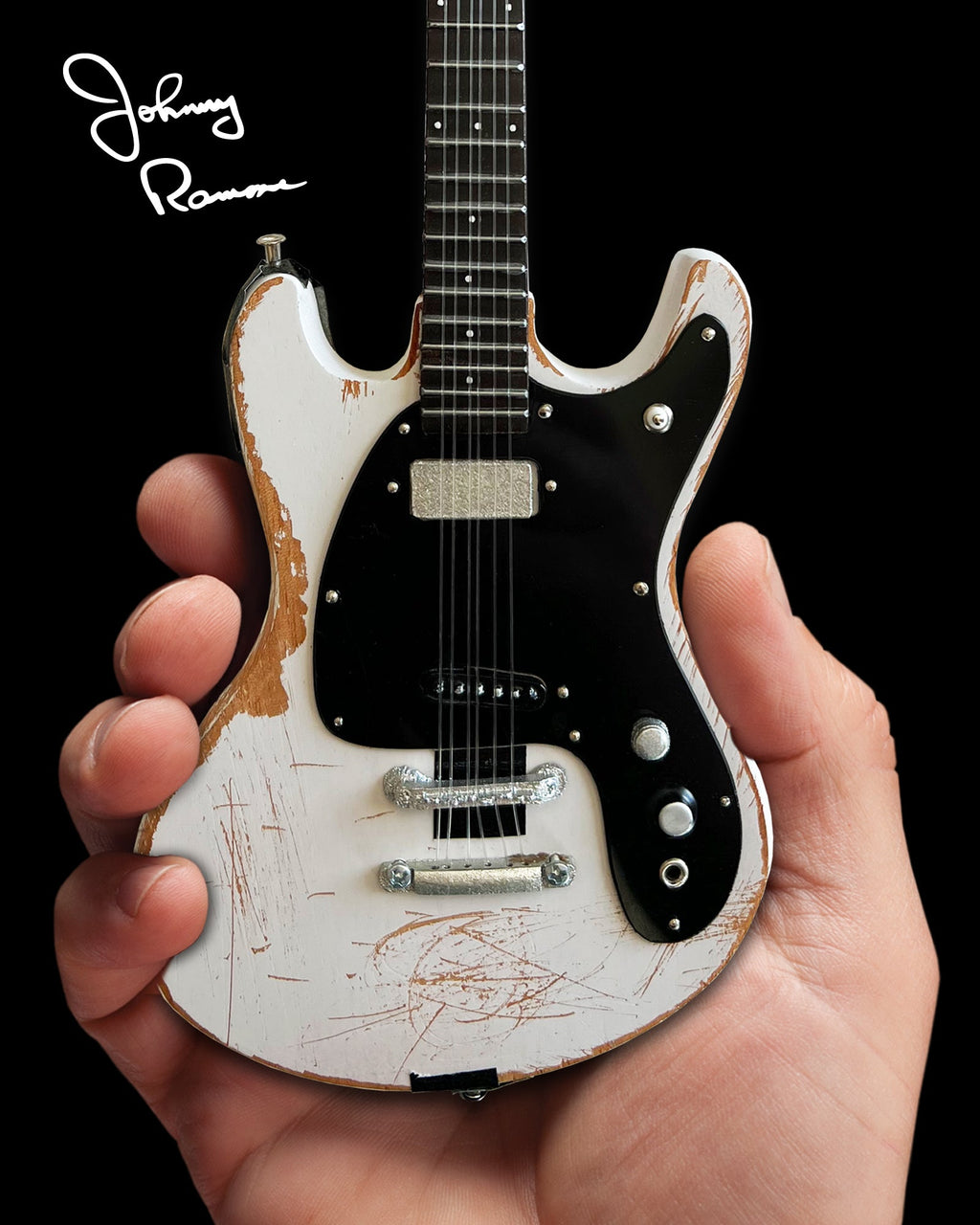 JOHNNY RAMONE - GUITARRA MINI DE LA FIRMA MOSRITE VENTURES 2 DE 1965