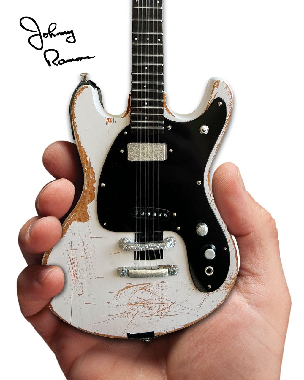 JOHNNY RAMONE - GUITARRA MINI DE LA FIRMA MOSRITE VENTURES 2 DE 1965