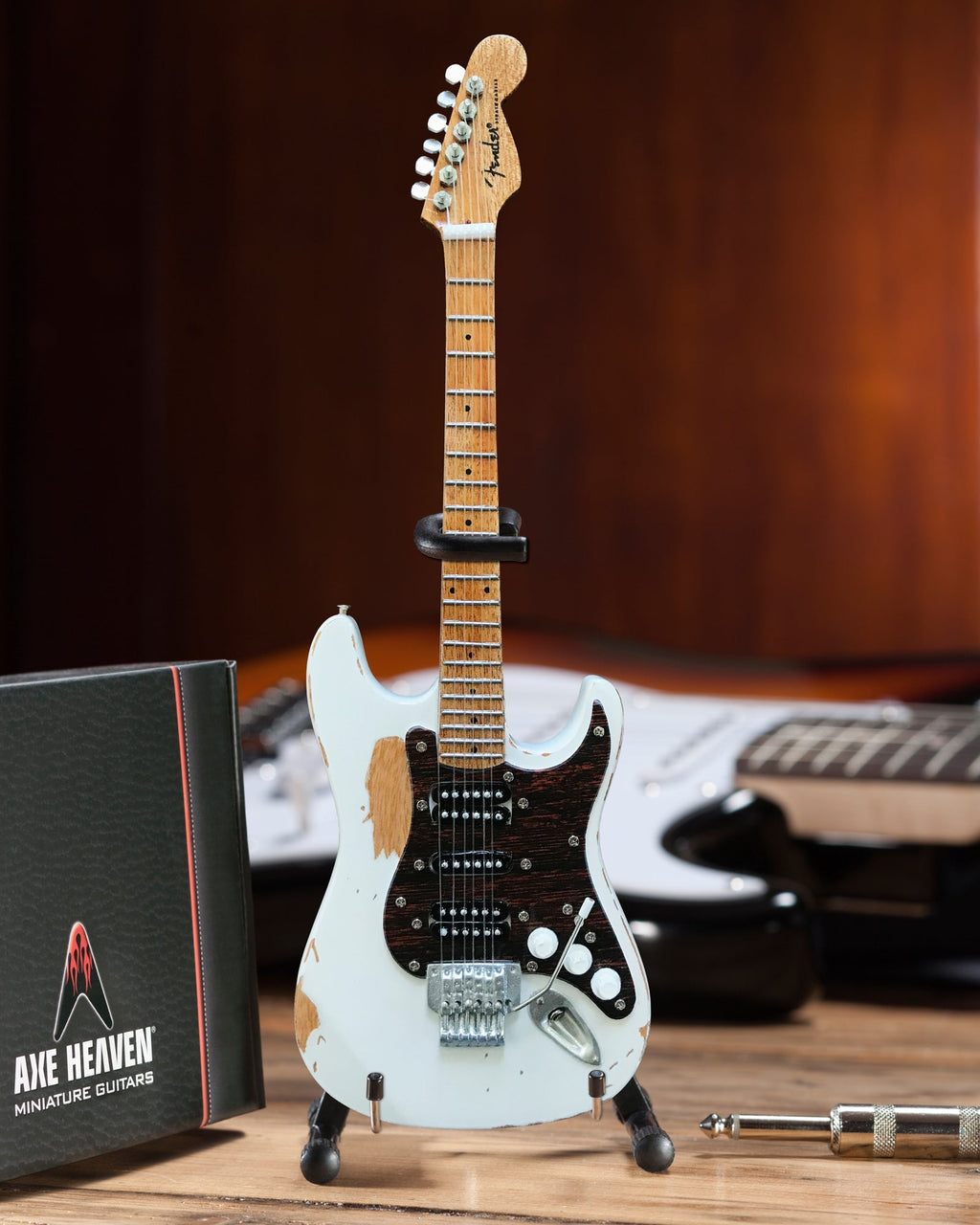 FENDER™ - STRAT™ VINTAGE WHITE - MINI GUITAR