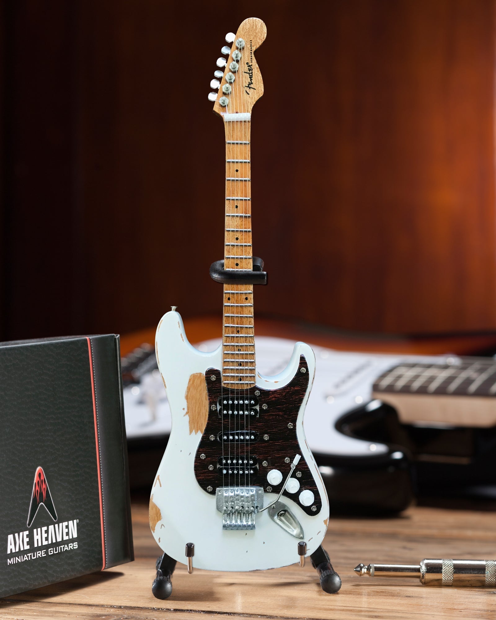 FENDER™ - STRAT™ VINTAGE WHITE - MINI GUITAR