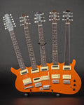 RICK NIELSEN™ - 5-NECK ORANGE MONSTER MINI GUITAR