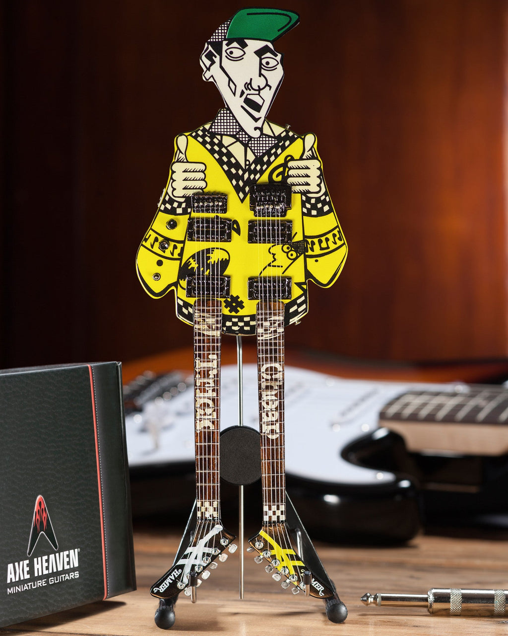 RICK NIELSEN™ - UNCLE DICK DOBLE MÁSTIL - MINI GUITARRA