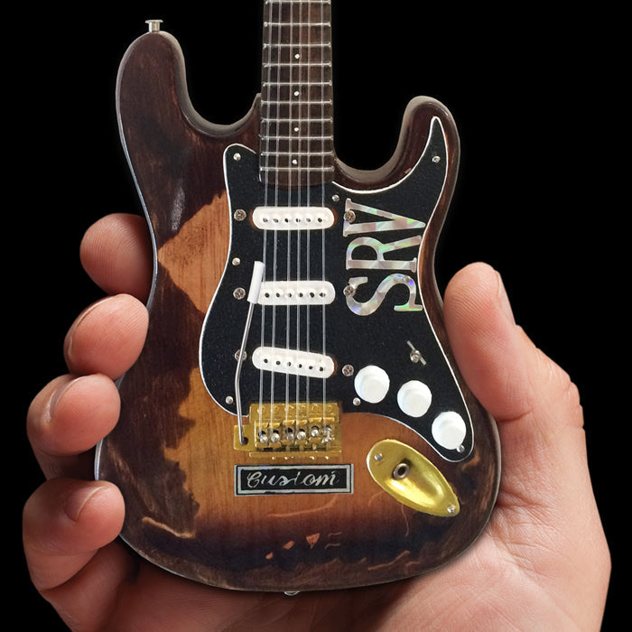STEVIE RAY VAUGHAN - SRV SIGNATURE FENDER - JUEGO DE 2 MINI GUITARRAS