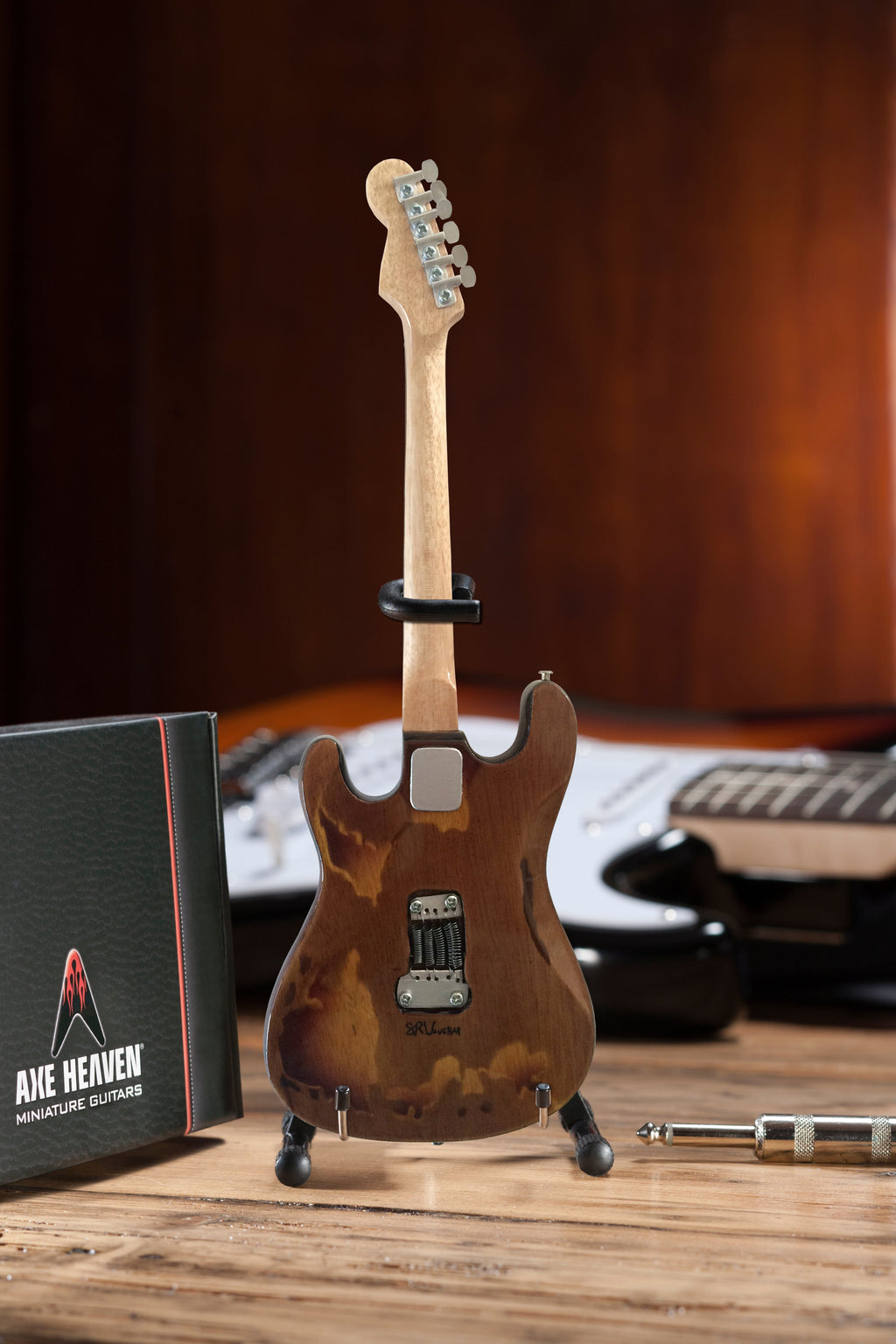 STEVIE RAY VAUGHAN - SRV SIGNATURE FENDER - JUEGO DE 2 MINI GUITARRAS