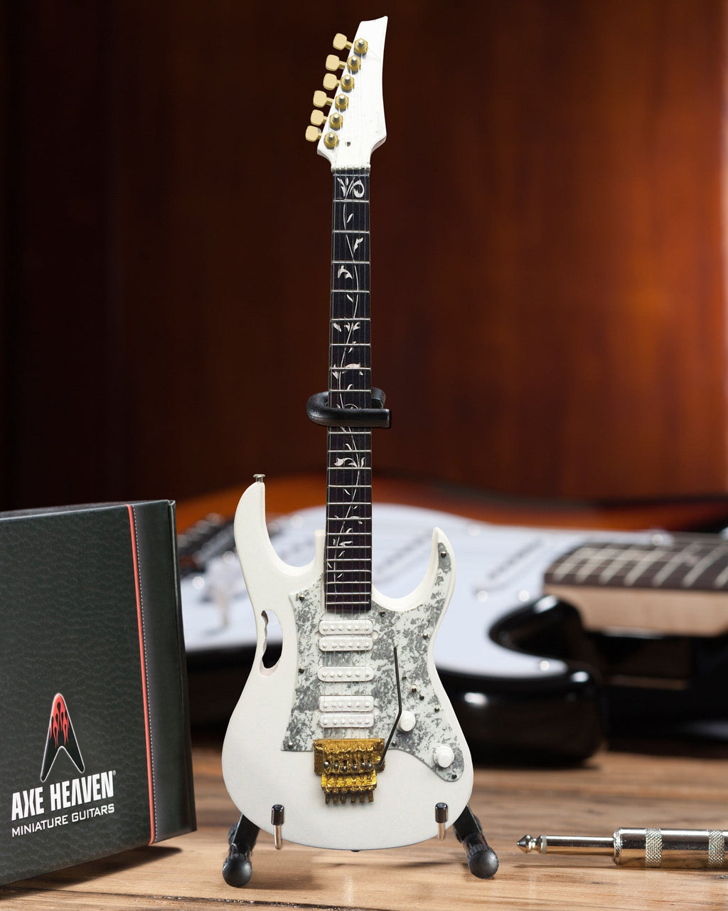 STEVE VAI - SIGNATURE WHITE JEM MINI GUITAR