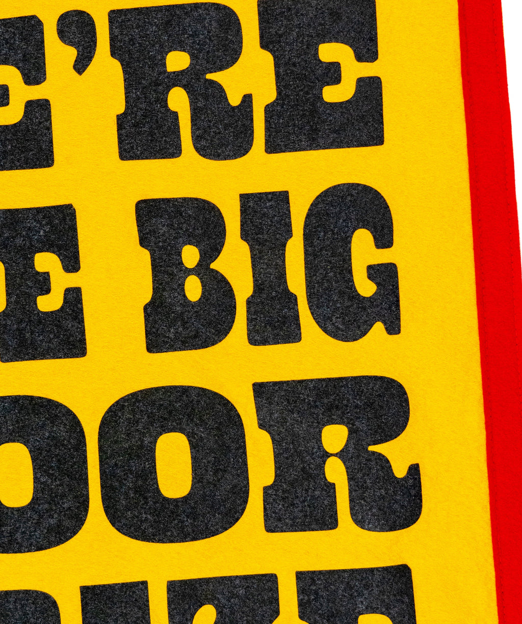 JOHN PRINE x OXFORD PENNANT - WE'RE THE BIG DOOR PRIZE CAMP FLAG
