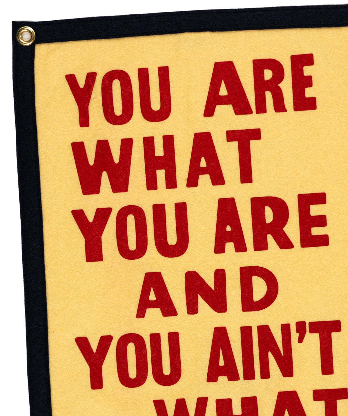 JOHN PRINE x OXFORD PENNANT - YOU ARE WHAT YOU ARE CAMP FLAG
