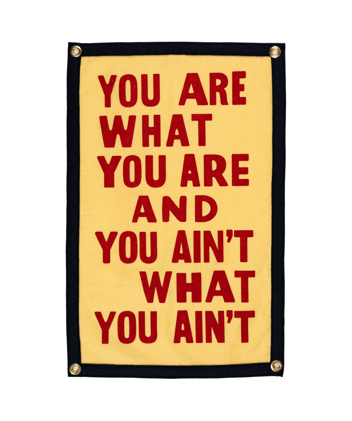 JOHN PRINE x OXFORD PENNANT - YOU ARE WHAT YOU ARE CAMP FLAG