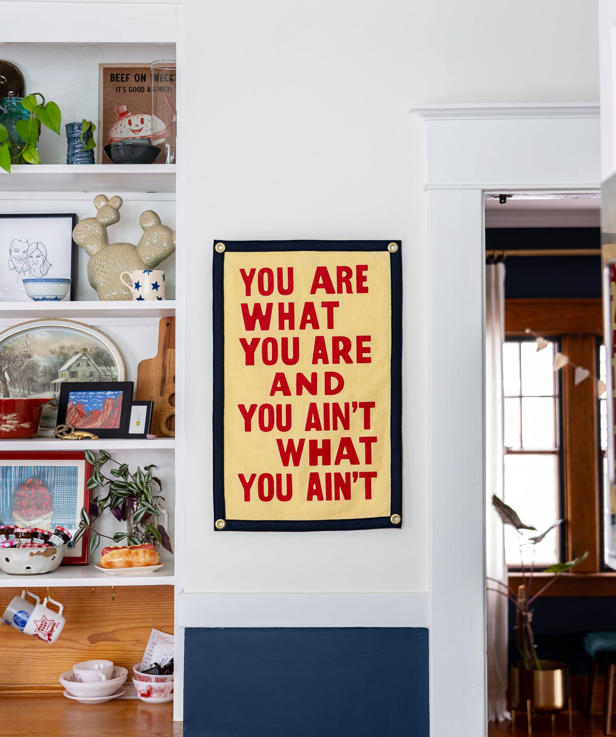 JOHN PRINE x OXFORD PENNANT - YOU ARE WHAT YOU ARE CAMP FLAG