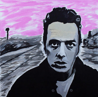 TONYA CAMERON ARTWORK - JOE STRUMMER "THE ROAD TO ROCK N ROLL" ART PRINT