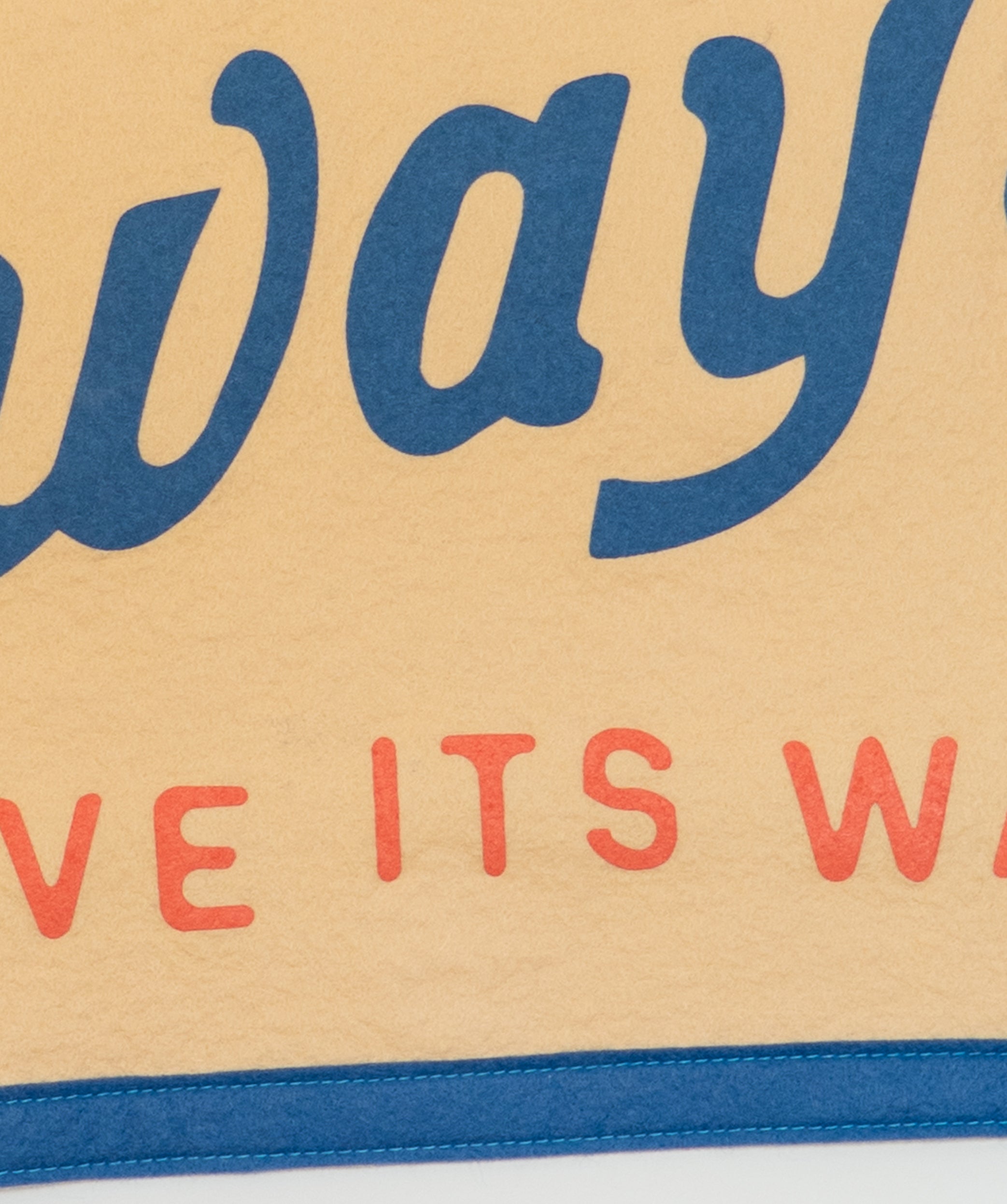 JOHN PRINE x OXFORD PENNANT - TRUE LOVE WILL ALWAYS HAVE ITS WAY CAMP FLAG