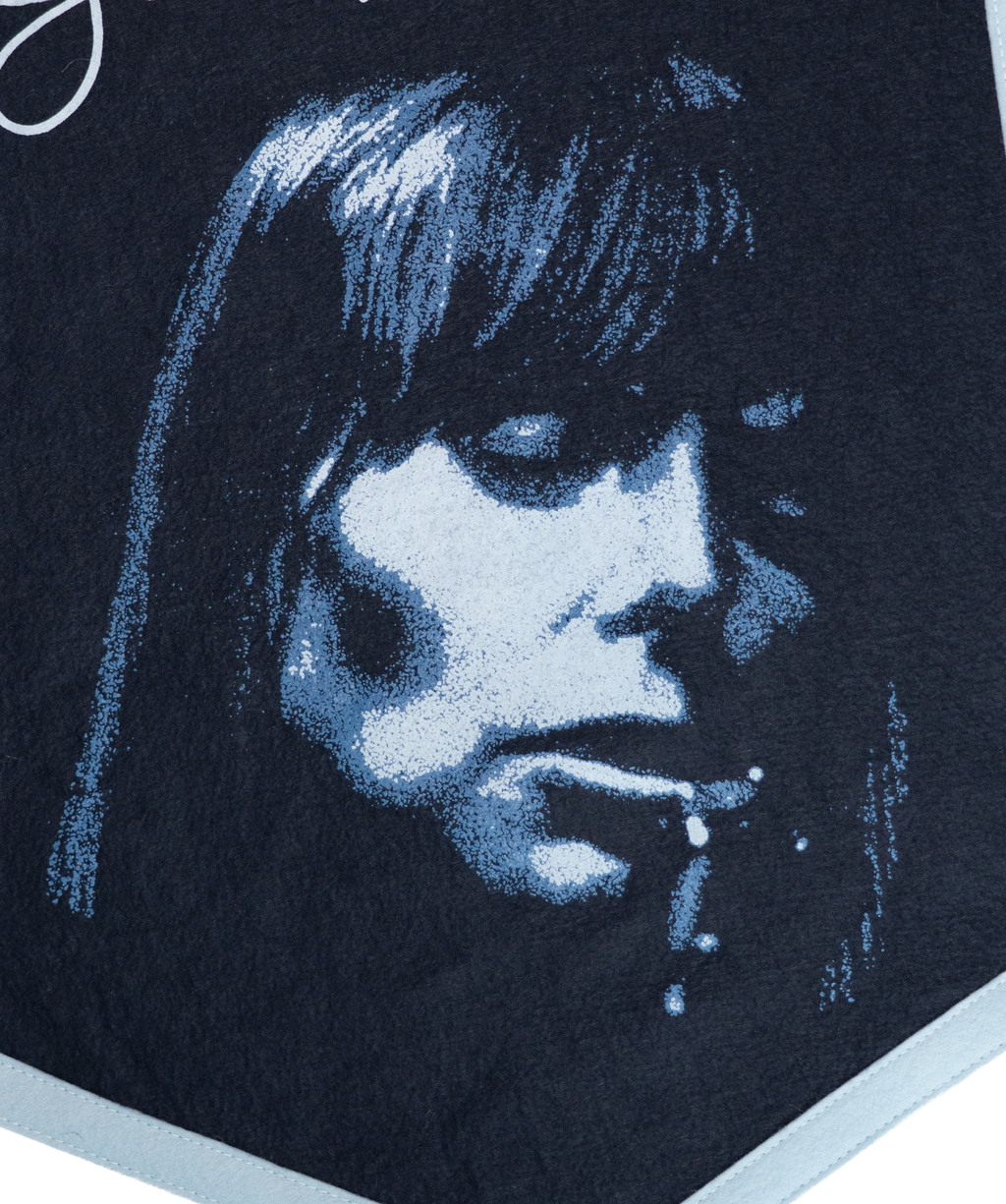 JONI MITCHELL - BLUE ALBUM COVER CAMP FLAG