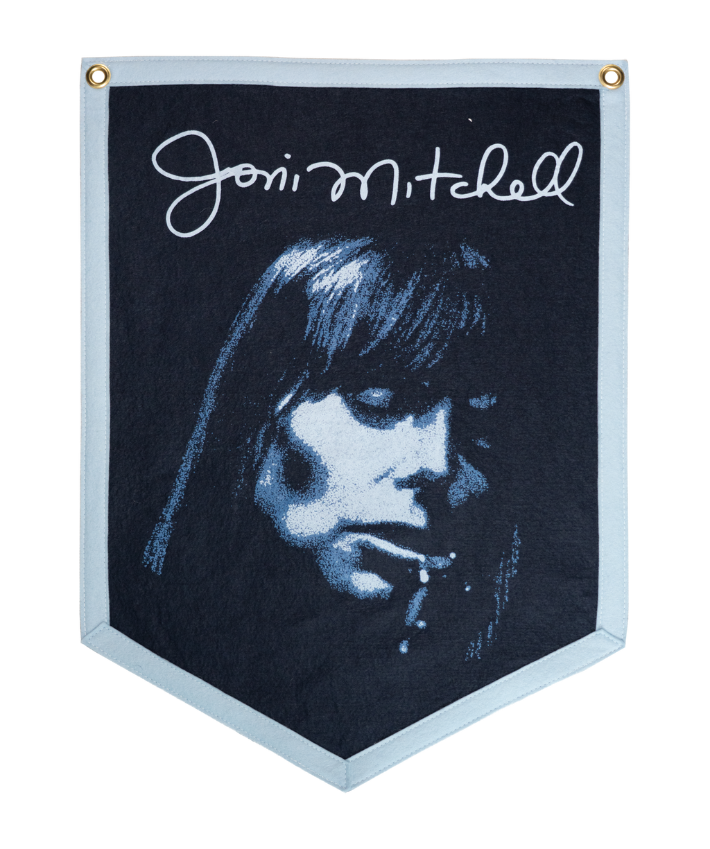 JONI MITCHELL - BLUE CAMP FLAG