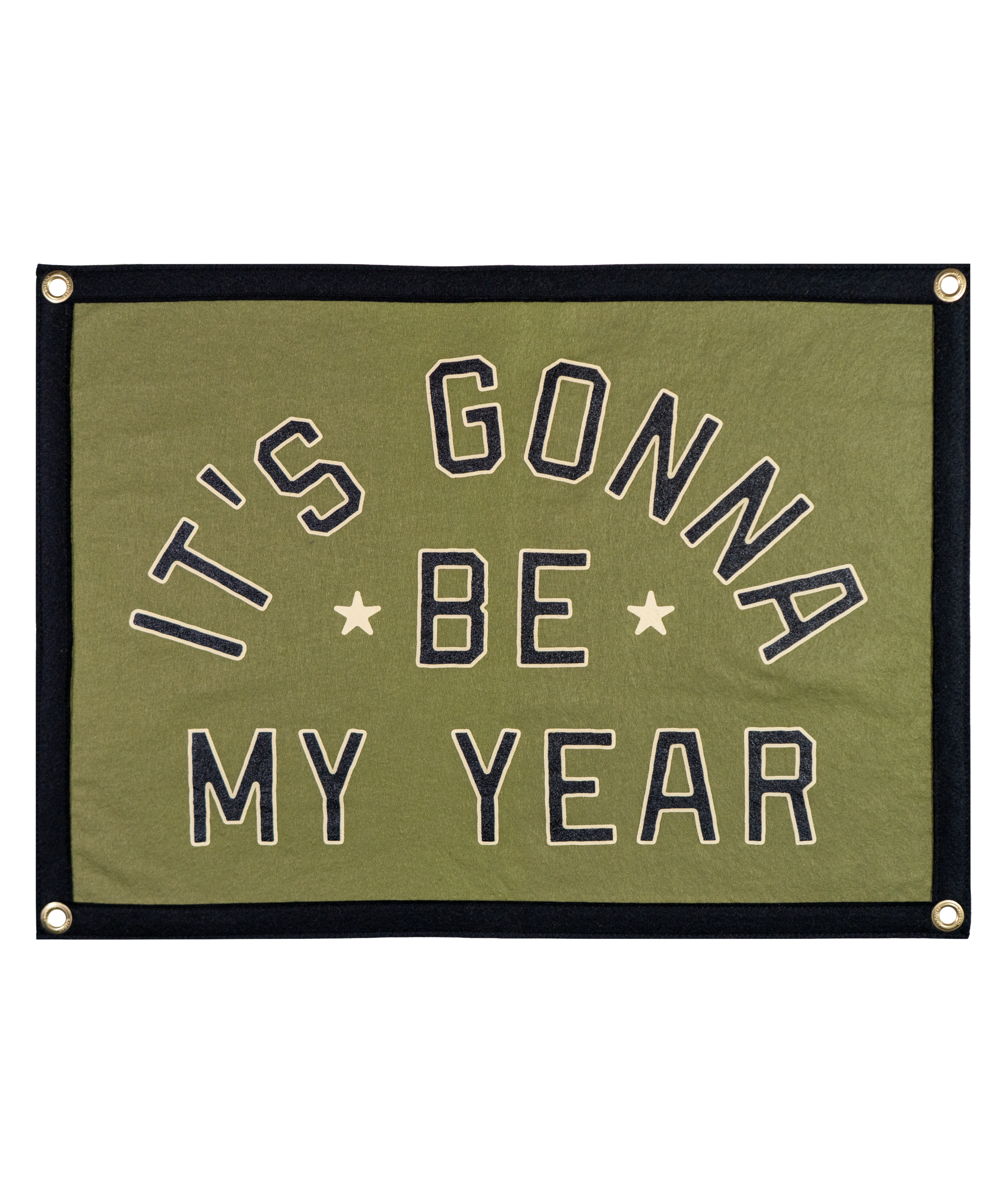ALL TIME LOW x OXFORD PENNANT - IT'S GONNA BE MY YEAR CAMP FLAG