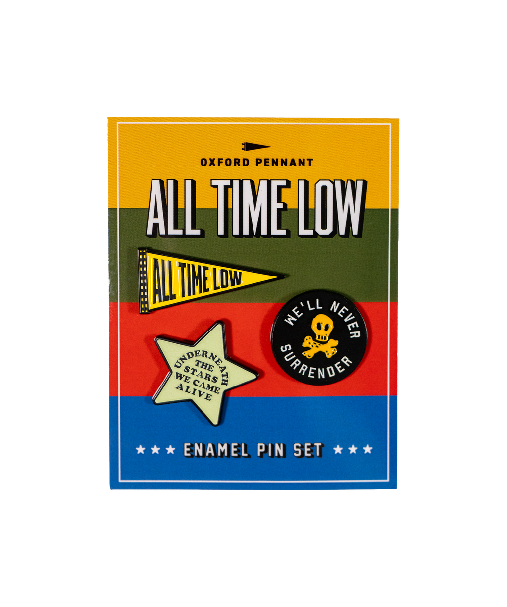 ALL TIME LOW x OXFORD PENNANT - ENAMEL PIN SET